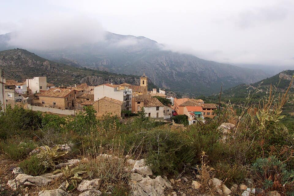 Vista de Confrides