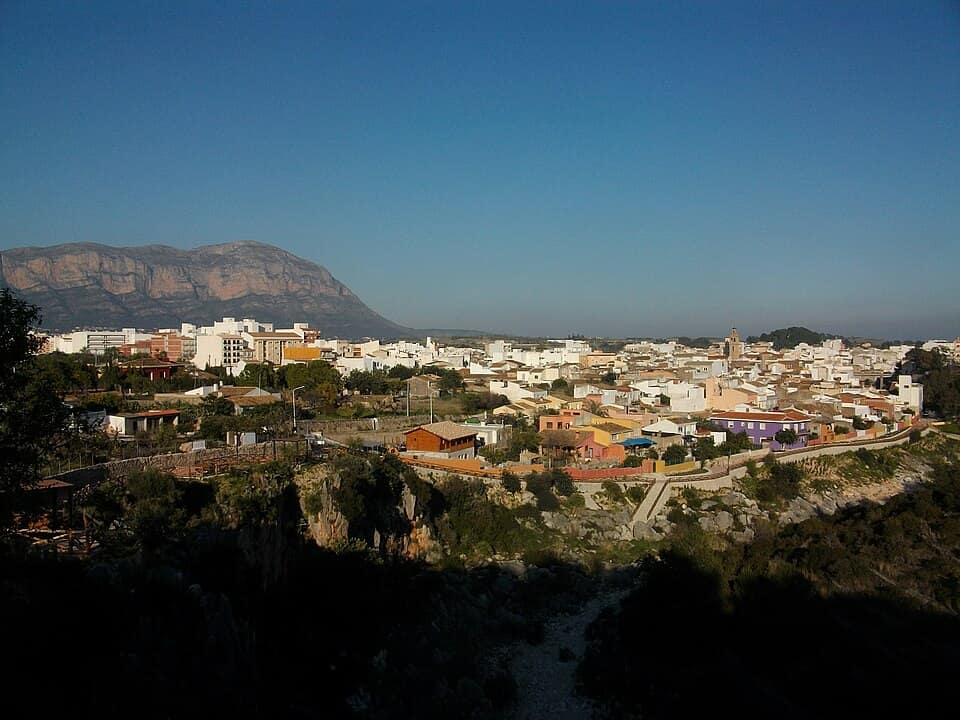Vista de Gata de Gorgos