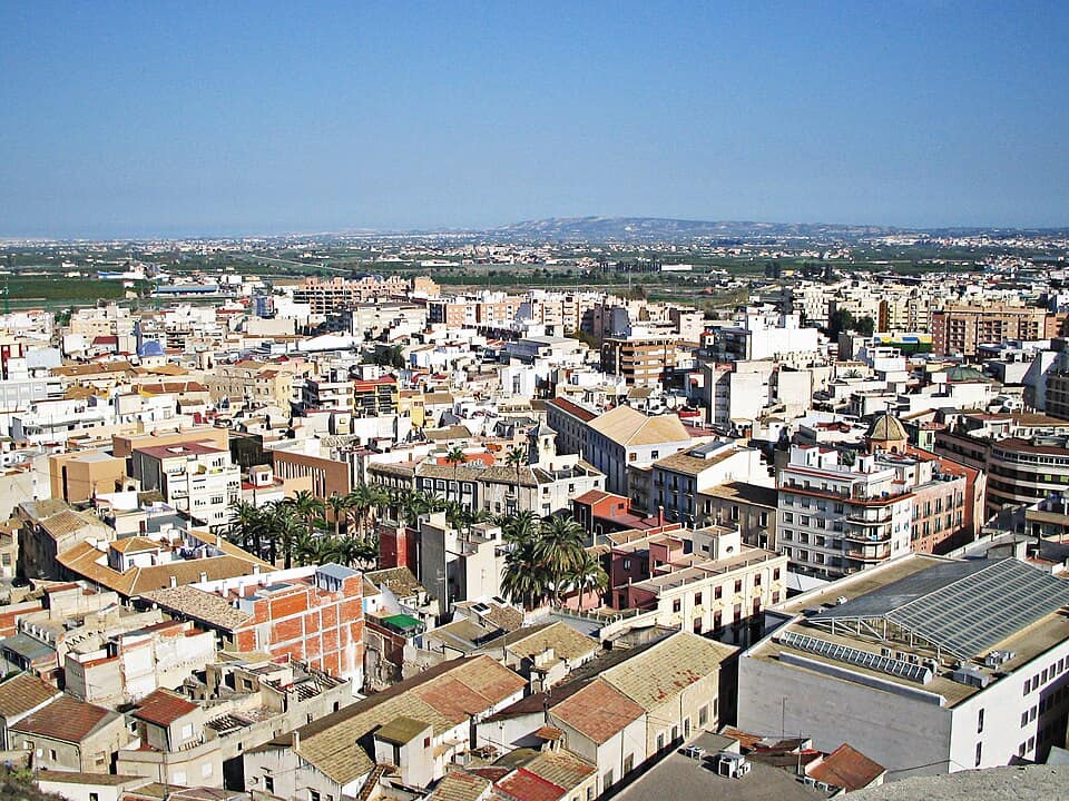 Vista de Orihuela