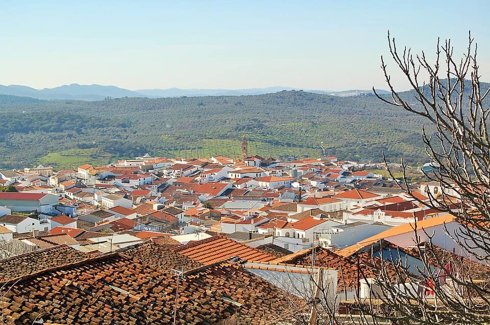 Vista de Fuentes de León