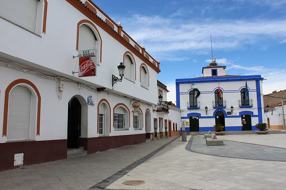 Vista de Valverde de Mérida