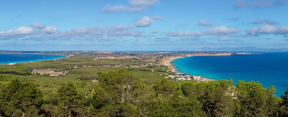 Vista de Formentera