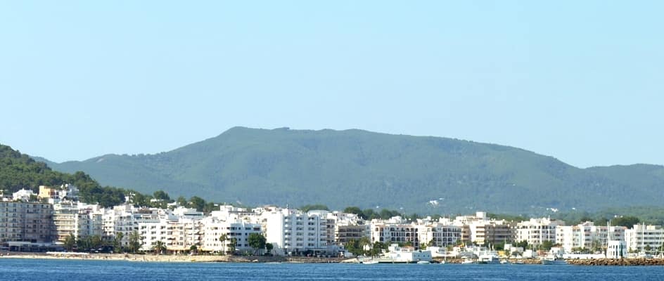 Vista de Santa Eulària des Riu