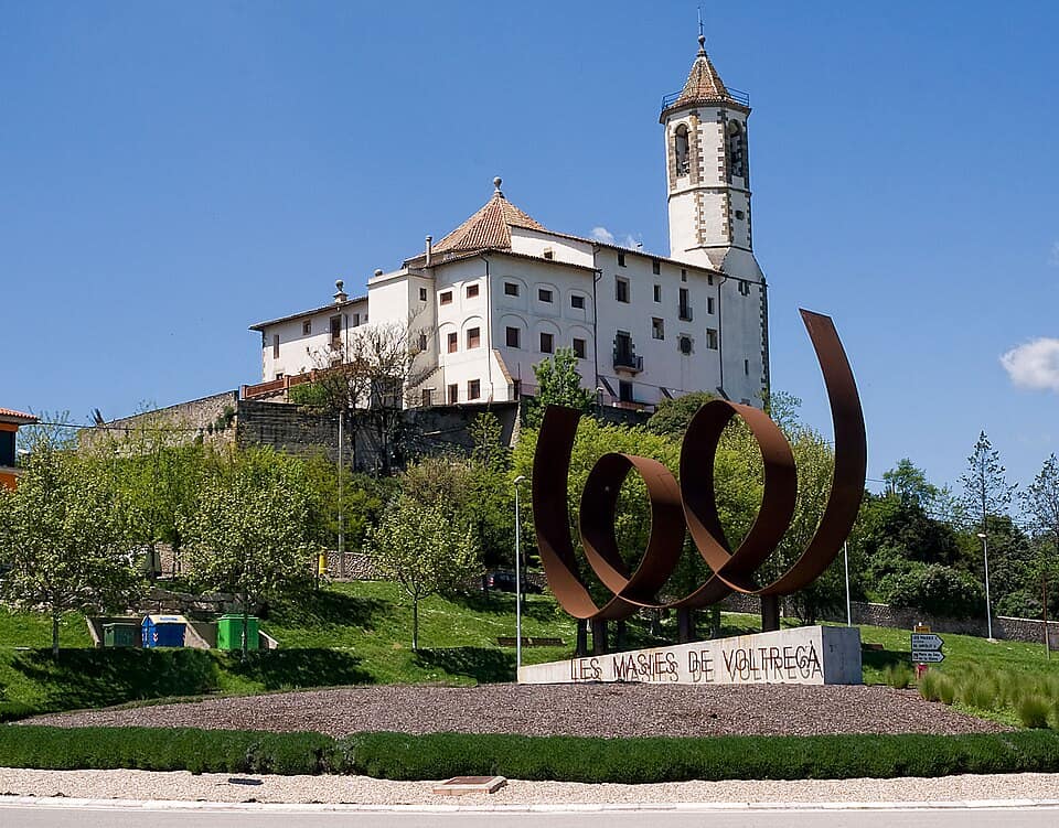 Vista de Masies de Voltregà, Les