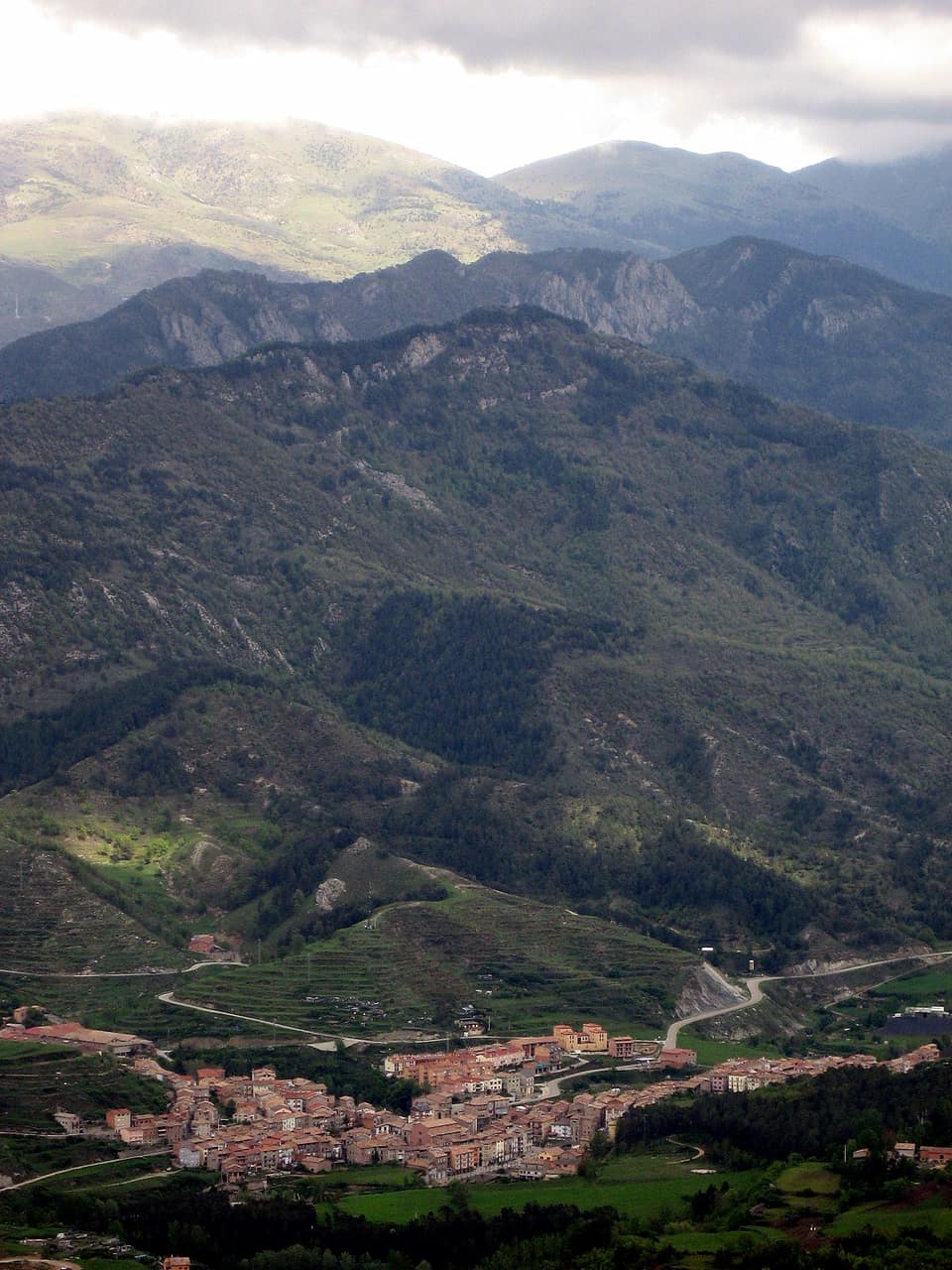 Vista de La Pobla de Lillet