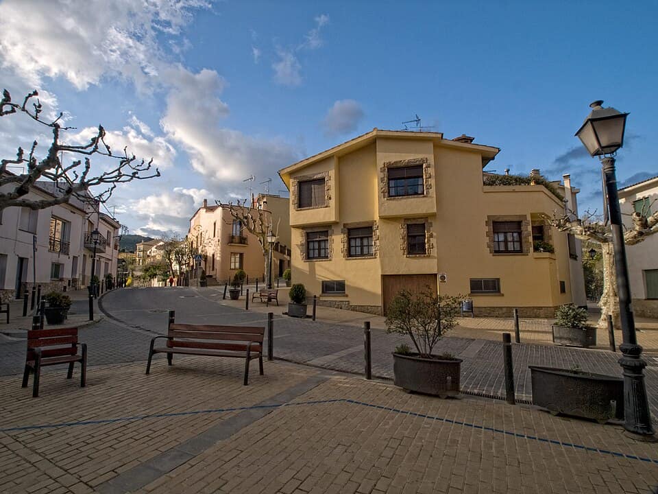 Vista de Sant Iscle de Vallalta