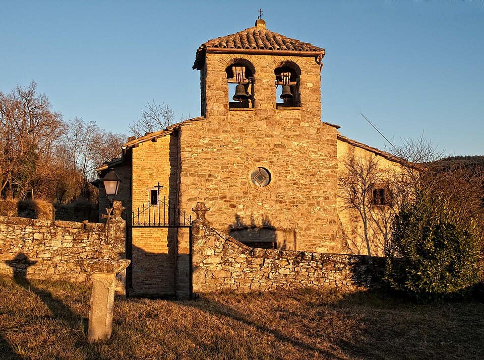 Vista de Sant Agustí de Lluçanès