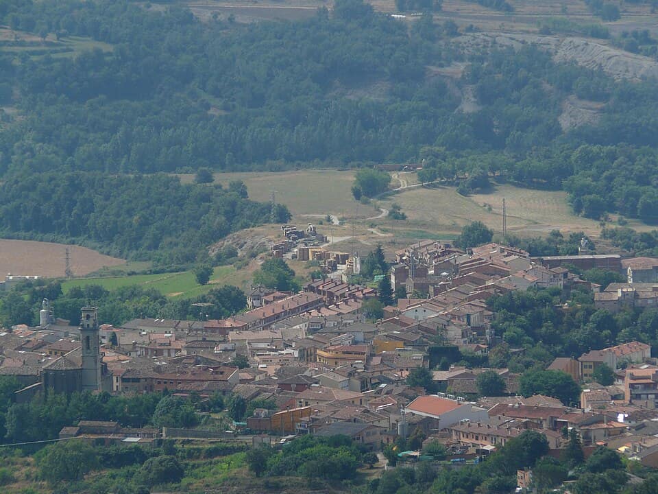 Vista de Sant Pere de Torelló