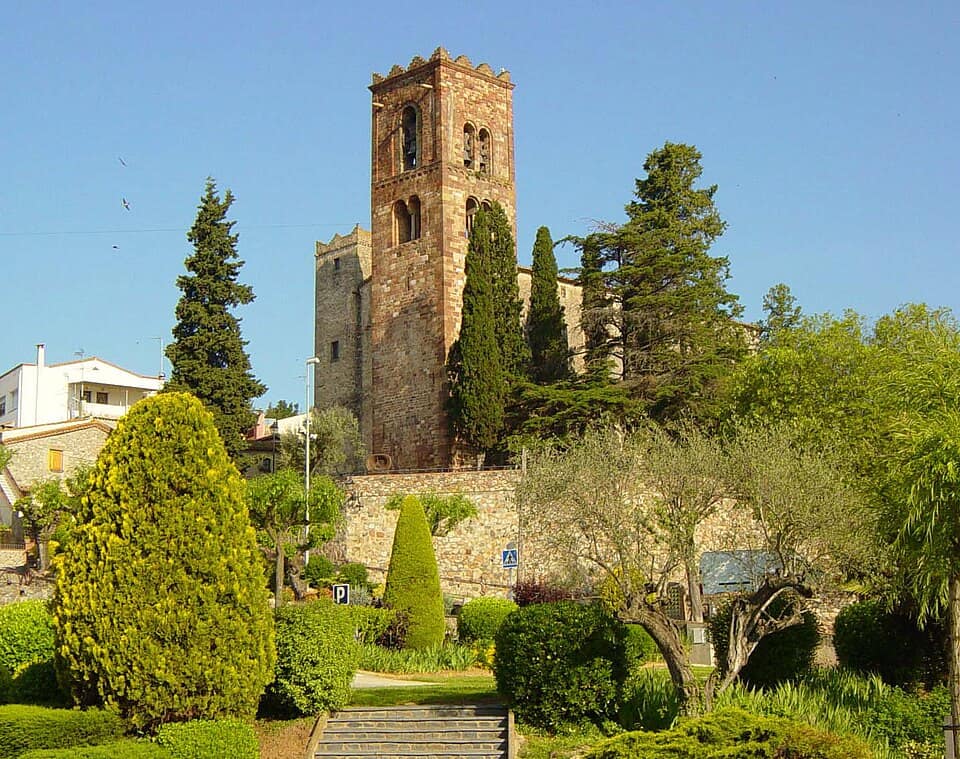 Vista de Sant Pere de Vilamajor