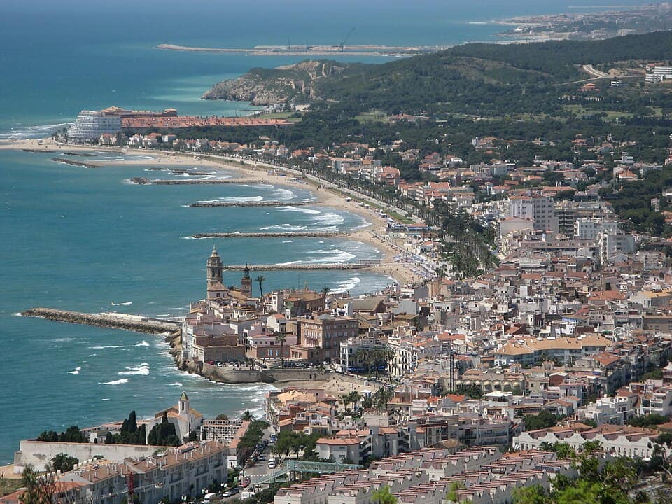 Vista de Sitges