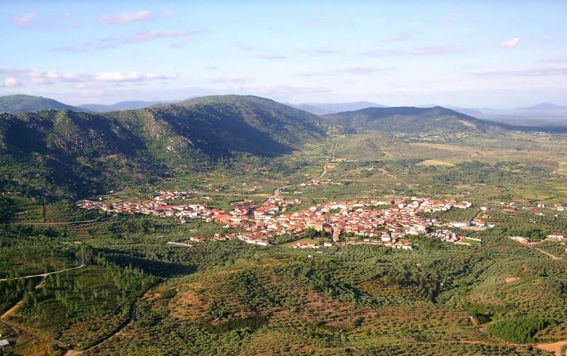 Vista de Cilleros