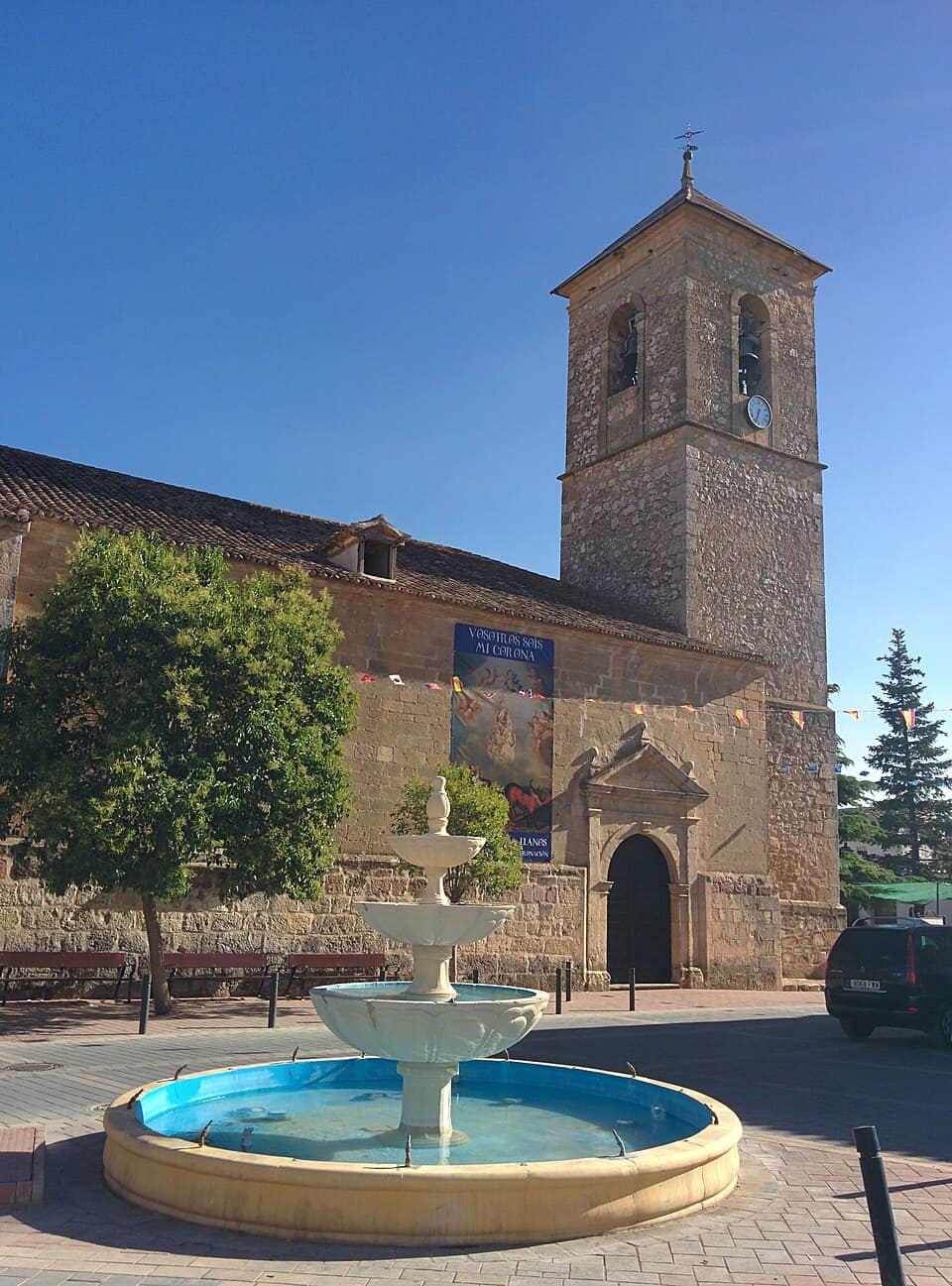 Vista de Santa María de los Llanos
