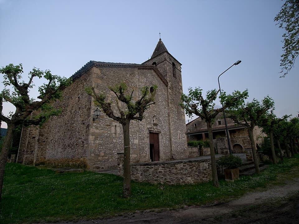 Vista de Sant Miquel de Campmajor