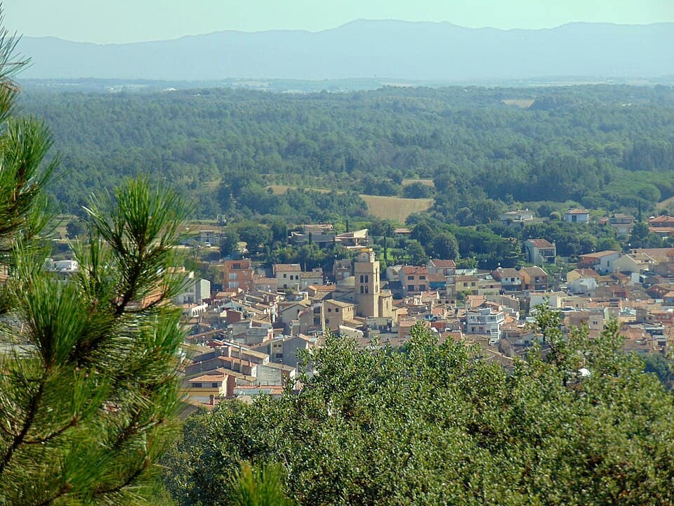 Vista de Santa Coloma de Farners