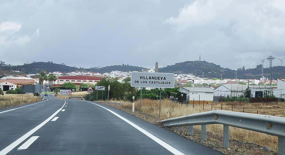 Vista de Villanueva de los Castillejos