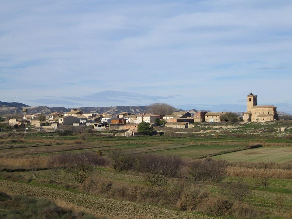 Vista de Senés de Alcubierre