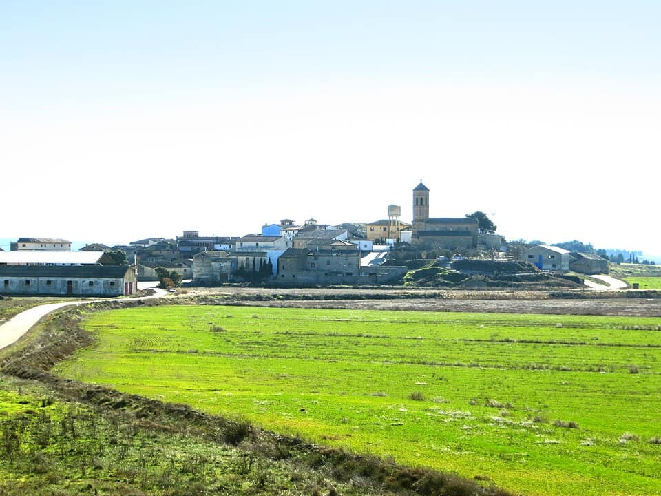 Vista de Lupiñén-Ortilla