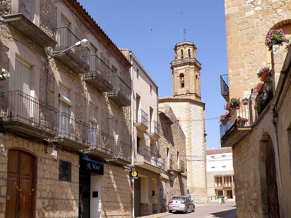 Vista de Maials
