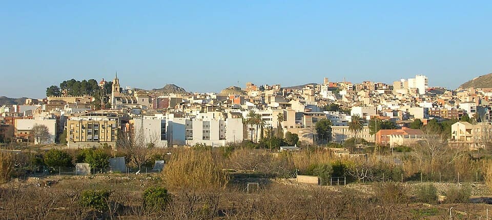 Vista de Abarán