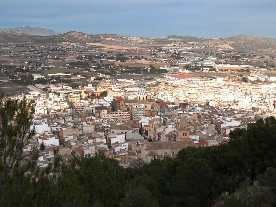 Vista de Yecla