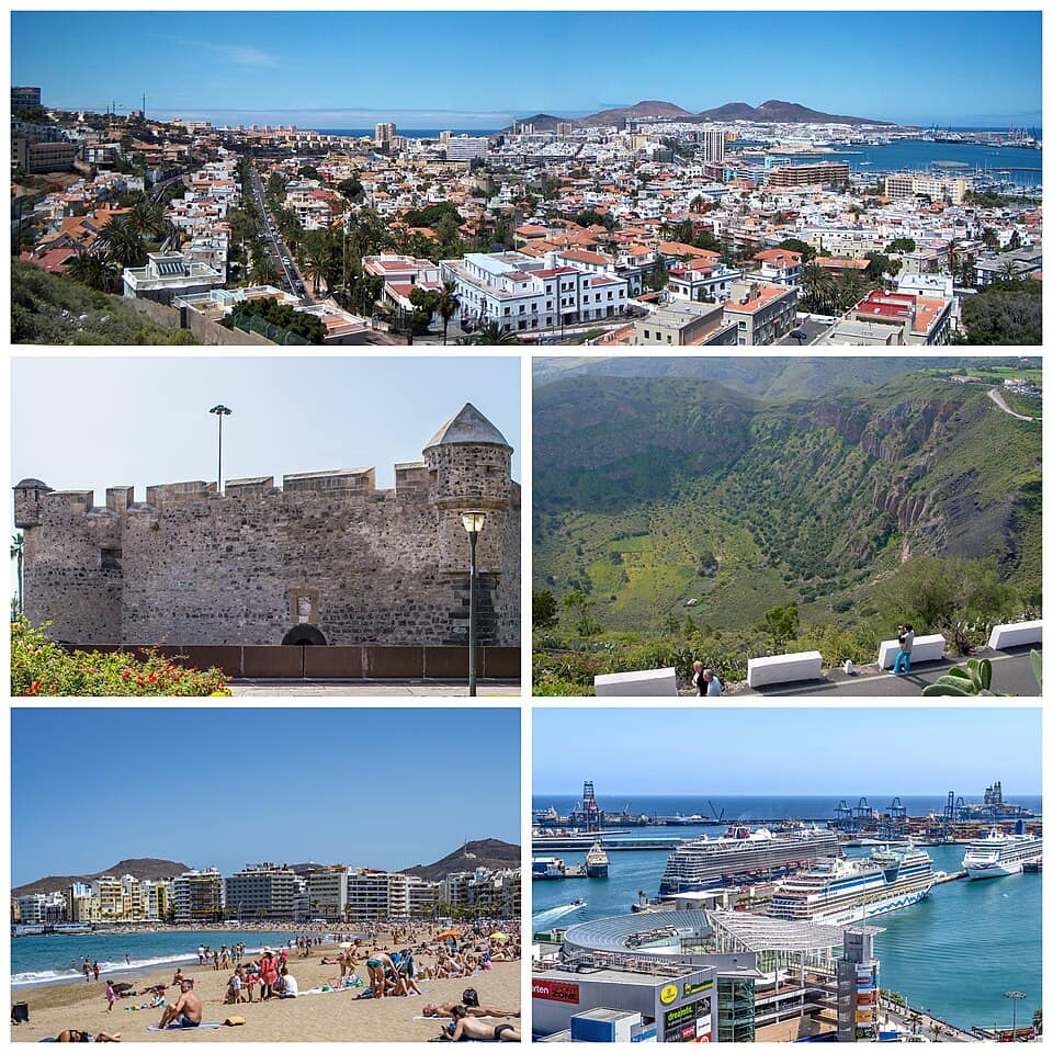 Vista de Las Palmas de Gran Canaria