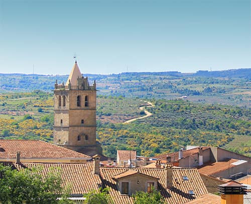 Vista de Aldeadávila de la Ribera