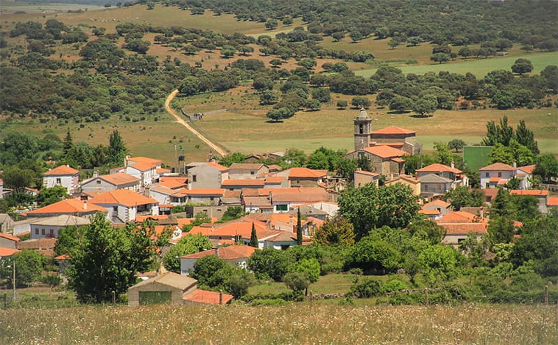 Vista de Aldea del Obispo