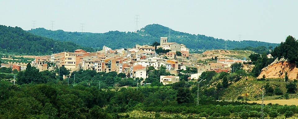 Vista de Vimbodí i Poblet