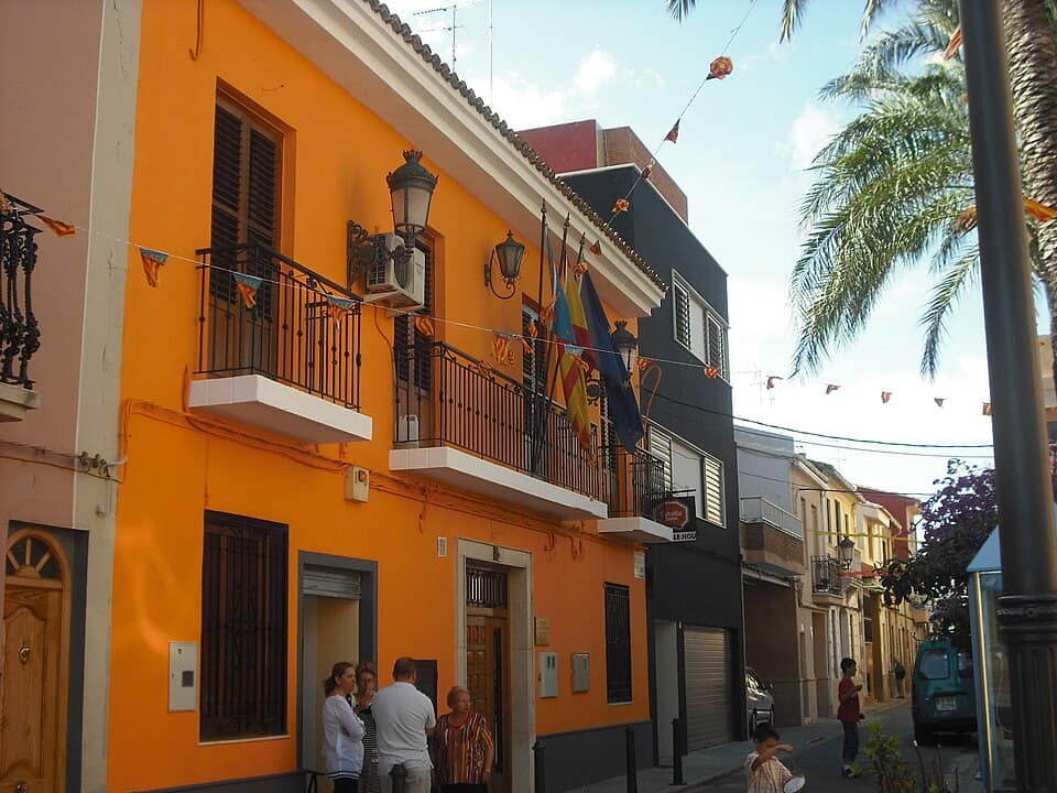 Vista de Llocnou de la Corona