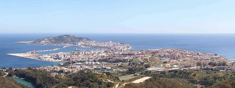 Vista de Ceuta